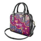 Personalized Brisbane Lions Shoulder Handbag Aboriginal Pattern with Graffiti Style
