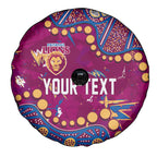 Personalized Brisbane Lions Spare Tire Cover Aboriginal Pattern with Graffiti Style
