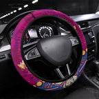 Brisbane Lions Steering Wheel Cover Aboriginal Pattern with Graffiti Style