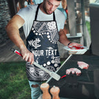 Personalized Carlton Blues Apron Aboriginal Pattern with Graffiti Style