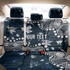 Personalized Carlton Blues Back Car Seat Cover Aboriginal Pattern with Graffiti Style