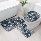 Personalized Carlton Blues Bathroom Set Aboriginal Pattern with Graffiti Style
