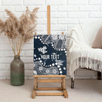 Personalized Carlton Blues Canvas Wall Art Aboriginal Pattern with Graffiti Style