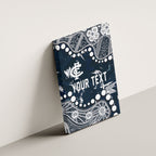 Personalized Carlton Blues Canvas Wall Art Aboriginal Pattern with Graffiti Style