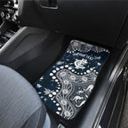 Personalized Carlton Blues Car Mats Aboriginal Pattern with Graffiti Style