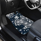 Personalized Carlton Blues Car Mats Aboriginal Pattern with Graffiti Style
