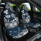 Personalized Carlton Blues Car Seat Cover Aboriginal Pattern with Graffiti Style