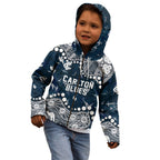 Personalized Carlton Blues Kid Hoodie Aboriginal Pattern with Graffiti Style