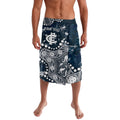 Personalized Carlton Blues Lavalava Aboriginal Pattern with Graffiti Style
