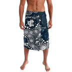 Personalized Carlton Blues Lavalava Aboriginal Pattern with Graffiti Style