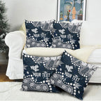 Personalized Carlton Blues Pillow Cover Aboriginal Pattern with Graffiti Style