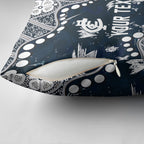 Personalized Carlton Blues Pillow Cover Aboriginal Pattern with Graffiti Style
