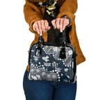 Personalized Carlton Blues Shoulder Handbag Aboriginal Pattern with Graffiti Style