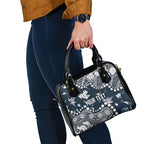 Personalized Carlton Blues Shoulder Handbag Aboriginal Pattern with Graffiti Style
