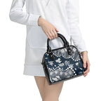 Personalized Carlton Blues Shoulder Handbag Aboriginal Pattern with Graffiti Style