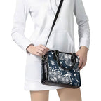 Personalized Carlton Blues Shoulder Handbag Aboriginal Pattern with Graffiti Style