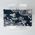 Personalized Carlton Blues Tablecloth Aboriginal Pattern with Graffiti Style