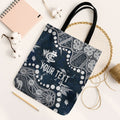 Personalized Carlton Blues Tote Bag Aboriginal Pattern with Graffiti Style