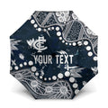 Personalized Carlton Blues Umbrella Aboriginal Pattern with Graffiti Style