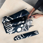 Personalized Carlton Blues Umbrella Aboriginal Pattern with Graffiti Style