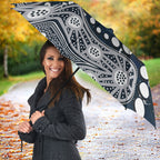Personalized Carlton Blues Umbrella Aboriginal Pattern with Graffiti Style