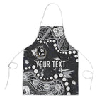 Personalized Collingwood Magpies Apron Aboriginal Pattern with Graffiti Style