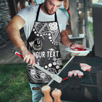 Personalized Collingwood Magpies Apron Aboriginal Pattern with Graffiti Style