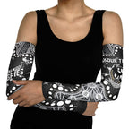 Personalized Collingwood Magpies Arm Sleeves Aboriginal Pattern with Graffiti Style
