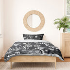 Personalized Collingwood Magpies Bedding Set Aboriginal Pattern with Graffiti Style