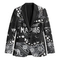 Personalized Collingwood Magpies Blazer Aboriginal Pattern with Graffiti Style