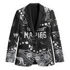 Personalized Collingwood Magpies Blazer Aboriginal Pattern with Graffiti Style