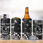 Personalized Collingwood Magpies 4 in 1 Can Cooler Tumbler Aboriginal Pattern with Graffiti Style