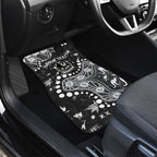Personalized Collingwood Magpies Car Mats Aboriginal Pattern with Graffiti Style