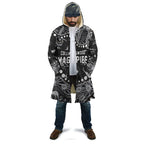 Personalized Collingwood Magpies Cloak Aboriginal Pattern with Graffiti Style