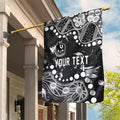 Personalized Collingwood Magpies Garden Flag Aboriginal Pattern with Graffiti Style
