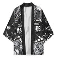 Personalized Collingwood Magpies Kimono Aboriginal Pattern with Graffiti Style