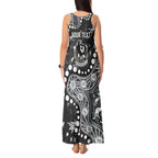 Personalized Collingwood Magpies Tank Maxi Dress Aboriginal Pattern with Graffiti Style