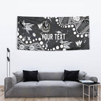 Personalized Collingwood Magpies Tapestry Aboriginal Pattern with Graffiti Style
