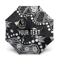 Personalized Collingwood Magpies Umbrella Aboriginal Pattern with Graffiti Style