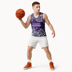 Personalized Fremantle Dockers Basketball Jersey Aboriginal Pattern with Graffiti Style