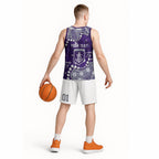 Personalized Fremantle Dockers Basketball Jersey Aboriginal Pattern with Graffiti Style