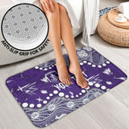 Personalized Fremantle Dockers Bathroom Set Aboriginal Pattern with Graffiti Style