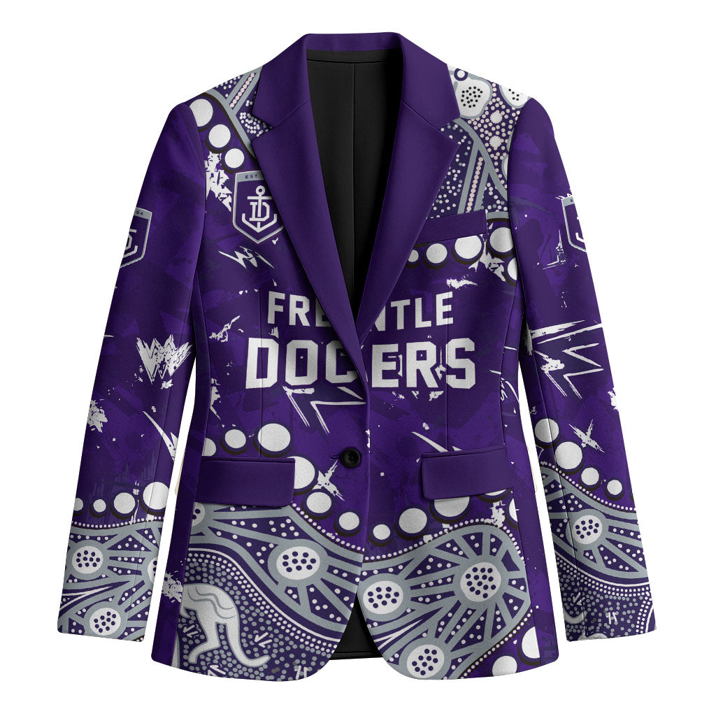 Personalized Fremantle Dockers Blazer Aboriginal Pattern with Graffiti Style