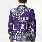 Personalized Fremantle Dockers Blazer Aboriginal Pattern with Graffiti Style