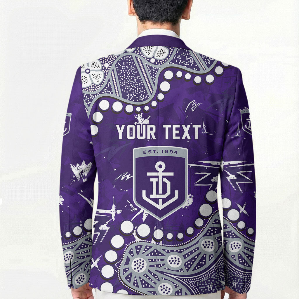 Personalized Fremantle Dockers Blazer Aboriginal Pattern with Graffiti Style