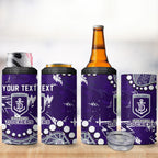 Personalized Fremantle Dockers 4 in 1 Can Cooler Tumbler Aboriginal Pattern with Graffiti Style