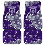 Personalized Fremantle Dockers Car Mats Aboriginal Pattern with Graffiti Style