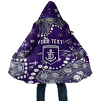 Personalized Fremantle Dockers Cloak Aboriginal Pattern with Graffiti Style
