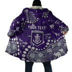 Personalized Fremantle Dockers Cloak Aboriginal Pattern with Graffiti Style