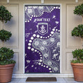Personalized Fremantle Dockers Door Cover Aboriginal Pattern with Graffiti Style